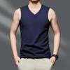 Chaleco de Verano Nuevo Estilo para Hombre, Camiseta sin Mangas Deportiva para Fitness de Hombro Ancho, Camiseta Interior para Baloncesto, Fresca y de Secado Rápido
