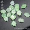 Pó natural Austrália jade ágata ginkgo folha pingente faça você mesmo acessórios de joias brincos grampo de cabelo grinaldas material bolsa