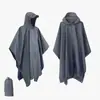 Poncho Impermeable Tres en Uno de Comercio Exterior Lona de Mochila Exterior Transfronteriza para Montañismo Poncho Portátil de una Pieza para Adultos