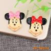 Accesorios de Resina DIY de Minnie Material para Funda de Teléfono Móvil con Crema DIY Accesorios para el Cabello DIY Material para Tampón de Tinta DIY
