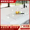 Tabla de cortar acrílica de alta transparencia personalizada para encimera, exquisita y adecuada para encimeras de cocina, tabla de cortar transparente antideslizante para mesa, fábrica