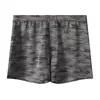 Cueca Box Masculina Tendência Estilo Coreano com Textura de Seda Gelada, Cintura Média de Caimento Solto com Estampa, Shorts de Verão para Estudantes e Casa
