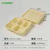 Cajas desechables para llevar, recipientes de comida hechos a medida, cajas para llevar a base de almidón de maíz, tazones de sopa biodegradables de grado alimenticio