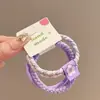 Gomas de Pelo de Colores para Niñas, Ligas para el Cabello que No Dañan el Cabello, Cuerdas para el Cabello de Alta Elasticidad y Duraderas para Niñas, Cuerdas para Coletas de Bebé