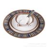 Mesa de hotel de alta gama vajilla de cerámica caballo para trabajar en un juego de cuatro piezas club de hotel plato de hueso cuenco alar taza