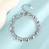 Pulsera de Circonio en Forma de Corazón de Doble Capa Nueva Moda WISH Transfronteriza de Alto Nivel Apilada Pulsera de Amor Regalo para Novia