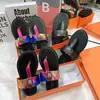 Chanclas para Mujer Talla 25, Nuevo Estilo Veraniego con Diseño de Cabeza de Águila, Sandalias de Tira Coloridas Transfronterizas Talla Grande para Uso en Exteriores, Sandalias Planas para Playa