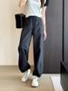 Pantalones Cargo Paracaidista Deportivos Casuales para Exteriores de Pierna Recta Secado Rápido Estilo Delgado de Verano para Mujer Protección Solar