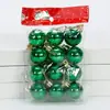 Bolas de Natal 3cm12 Decoração de Árvore de Natal Bolas Penduradas Bolas Coloridas para Shopping Hotel Inauguração Bolas de Decoração de Natal