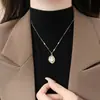 Colar de Suéter com Pérolas Barrocas Irregulares Feminino 2025 Novo Nicho Luxo Leve Outono e Inverno Acessórios Longos de Alta Qualidade