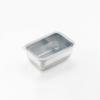 Recipiente hermético de acero inoxidable Yoshikawa importado de Japón con tapa para ingredientes domésticos, alimentos refrigerados ultracongelados, caja para congelar