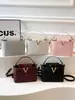 Bolsa Cuadrada Pequeña para Mujer Diseño de Nicho Nuevo Otoño 2025 Moda Personalidad Estilo Occidental Retro Casual Bolso de Hombro Cruzado