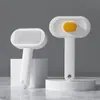 Escova Pet Autolimpante, Pentes com Pontas Arredondadas para Cães e Gatos, Remove Subpelo Solto