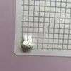 Parches lindos de resina de conejito blanco, funda de teléfono con pegamento de crema, accesorios para el cabello, pinzas para el cabello, accesorios para joyería DIY, materiales al por mayor
