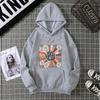 Moletom com Capuz Estilo Americano Mingxin Apparel Transfronteiriço para Mulheres, Jaqueta Solta Oversized de Moda Coreana para Outono e Inverno
