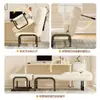 Sillón reclinable plegable para siesta de una persona, sofá cama silla para oficina, cama y silla de doble propósito, silla tres en uno para sentarse, reclinarse y dormir