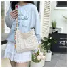 Bolso de Ganchillo para Mujer Bolso de Mano de Verano para Playa Estético Ligero Duradero Fiesta Compras Citas Bolsita Hippie Bolso Tejido