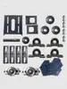 Accesorios Automáticos para Lonas para Camiones Volquete, Alambre de Acero Modificado a Tensor de Cadena, Placa de Fijación del Motor, Eje del Motor, Juego Completo de Eje de Transmisión