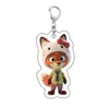 Mercancía de Zootopia Judy Nictom Lindo Llavero de Mochila de Acrílico Colgante de Regalo para Pareja