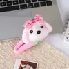 Pelúcia de cachorrinho fofo, animal de desenho animado, presilha de cabelo, acessório infantil, decoração de grampo para franja lateral