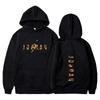 Marca de moda transfronteriza suéter retro casual con capucha unisex suelto para pareja suéter de impresión pesada otoño e invierno
