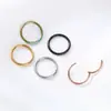 Argola Fechada 316L Anel Círculo Simples Europeu e Americano Argola Fechada para Nariz Anel Contínuo Argola para Nariz Brinco Anel Multifuncional Transfronteiriço