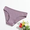 Nuevas Braguitas de Algodón Puro con Hilo para Mujer Color Sólido Cintura Baja Cómodas Transpirables Doble Capa Ropa Interior para Niñas Se Venden por Separado