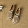 Zapatos de Pescador Casuales Estilo Coreano para Otoño e Invierno con Cuerda de Cáñamo, Suela Plana, Transpirables, Modernos, Color Sólido, Mocasines Versátiles con Suelas de Goma, Ligeros