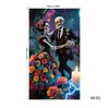 Banner de Fondo de Halloween Decoración de Fiesta Banner del Día de Muertos Tela Colgante de Atmósfera Cortina de Puerta Tela de Decoración de Garaje de Navidad