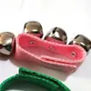 Campana de Mano Instrumento Musical Orff 22*2.5cm Campana de Muñeca con Velcro Accesorios para Actuación de Danza Infantil Campana de Tobillo