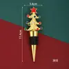 Árbol de Navidad Nuevo Creativo Transfronterizo Tapón de Vino Tapón Sellador de Conservación de Vino Tapón para Botella de Vino de las Fiestas Navideñas Pequeños Regalos