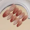 Venta Caliente Transfronteriza Uñas Sencillas Ice Blush Degradado Estilo Pura Lustre Uñas Portátiles Blanqueamiento Manicura Nupcial de Gama Alta Nude