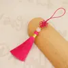 Hilo de Nylon Jade Hilo de Nudo Pequeño Ensartar Cuentas Borla Nudo Chino Borla Colgante Pequeño Borla Estilo Antiguo Marcador Colgante Adorno