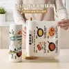 Rolo de Toalha Descartável para Limpeza Doméstica Transfronteiriço, Pano Absorvente para Cozinha Removedor de Óleo, Pano Preguiçoso Estampado