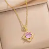 [terno] Moda transfronteiriça elegante luxo cheio de elementos finos de zircônio vento cobre micro-incrustado brincos colar terno combinação