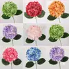 Flor de Simulación Hortensia Piruleta Hortensia Decoración del Hogar Material para Arreglo Floral Arte Floral de Boda Flor Bola de Nieve Flor Artificial