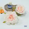 Simulación Flor de rosa Hugo arreglo floral de boda rosa de diamante sombrero de graduado hecho a mano DIY tocado de ropa china antigua