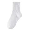 Calcetines de Mujer Otoño e Invierno Modernos Combinan con Todo Deportivos Japoneses Desodorantes Cálidos Blanco y Negro Simples Casuales Calcetines de Mujer