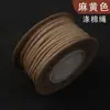 Algodón Poliéster Encapsulado Cuerda de Algodón Hilado Compacto Quemable Hilo de Wengué Hilo de Cuerda Pulsera de Cuerda de Bodhi Enhebrado de Cuentas Hilo de Algodón
