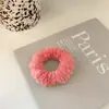 Estilo coreano outono e inverno estilo celebridade da internet faixa de cabelo imitação de pelúcia de cordeiro elástico de borracha pelo de mink bolas de alta elasticidade corda de cabelo acessórios de cabelo