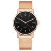Reloj de Cuarzo con Correa de Malla de Caucho Xiyin para Mujer, Reloj Fino Luminoso para Mujer, Reloj Luminoso de Lujo Ligero para Mujer