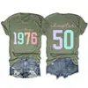 Capítulo 50 vintage 1976 Amazon Wish sitio independiente moderna y cómoda camiseta de mujer de cuello redondo y manga corta