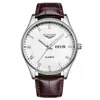 Relógio Guanqin B4 Marca Estudante Calendário Duplo À Prova D'água Pulseira de Aço Relógio de Quartzo Luminoso Relógio Masculino Gq11006
