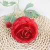 Venta al por mayor de fábrica simulación Loulian decoración del hogar floral flores falsas ranúnculo flores artificiales ramas largas 2 lasaña camelia