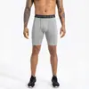 Shorts de Compressão Finos para Corrida Masculina Odm Customizados de Alta Elasticidade para Fitness Malha Esportiva de Secagem Rápida
