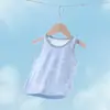 Chaleco de Bebé Verano Algodón Puro Malla Ropa de Bebé Niños y Niñas Ropa Interior de Capa Base Camiseta sin Mangas para Niños Camisola