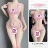 Lin forro renda sexy três pontos terno feminino sexy peito pequeno puro desejo cueca quente paixão pijamas open-end 2056
