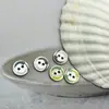 Camisa Cardigan Suéter com Botão Decorativo Orelhas de Trigo Pinguim Dois Olhos