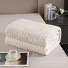 Manta de forro polar para comercio exterior, manta de franela, manta jacquard para aire acondicionado, manta para siesta en la oficina fabricante