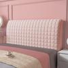 Funda de Cabecera 2024 Nueva Bolsa Suave Engrosada Seda de Hielo Fresca Látex Cama de Madera Cubierta Trasera de Cama Universal